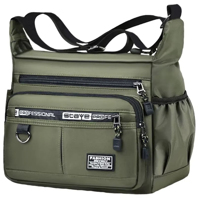 Bolso Crossbody para Hombre – Múltiples Bolsillos y Correa Ajustable