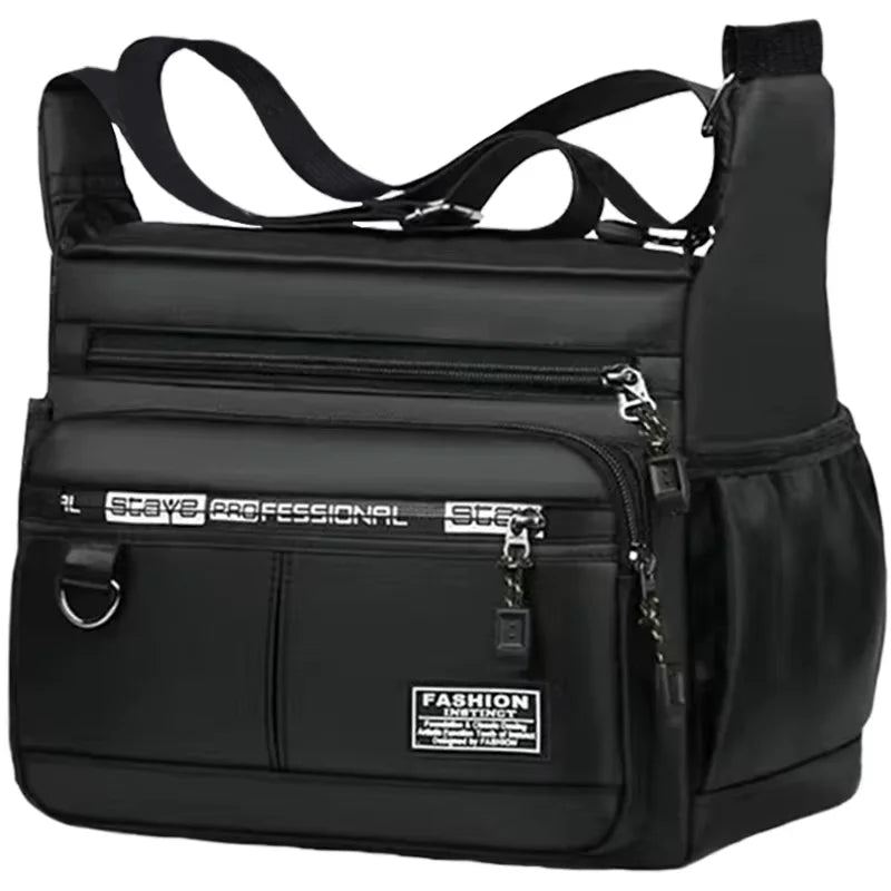Bolso Crossbody para Hombre – Múltiples Bolsillos y Correa Ajustable