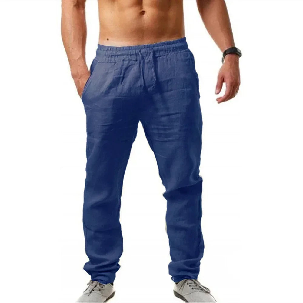 Pantalón Casual Ligero para Hombre – Cintura Elástica