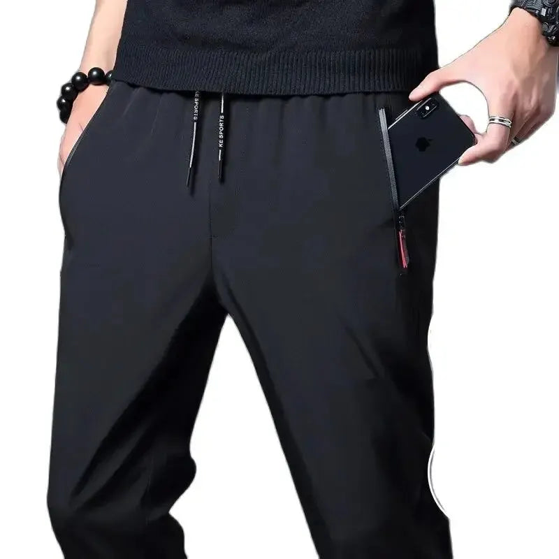 Pantalón Casual Slim para Hombre – Cintura Elástica