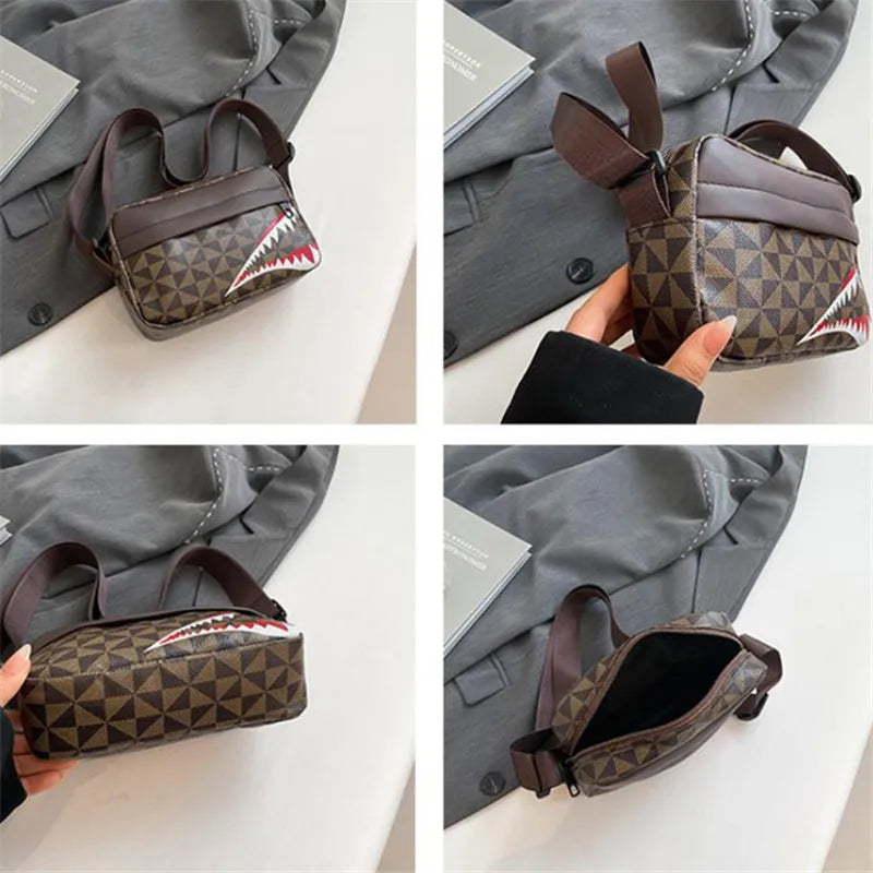 Bolso Crossbody Elegante para Mujer – Diseño Geométrico Moderno