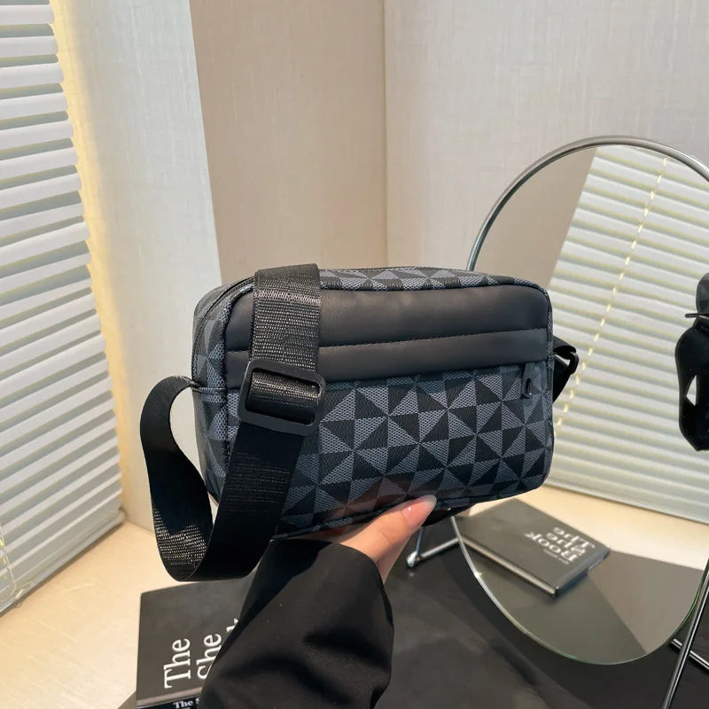 Bolso Crossbody Elegante para Mujer – Diseño Geométrico Moderno