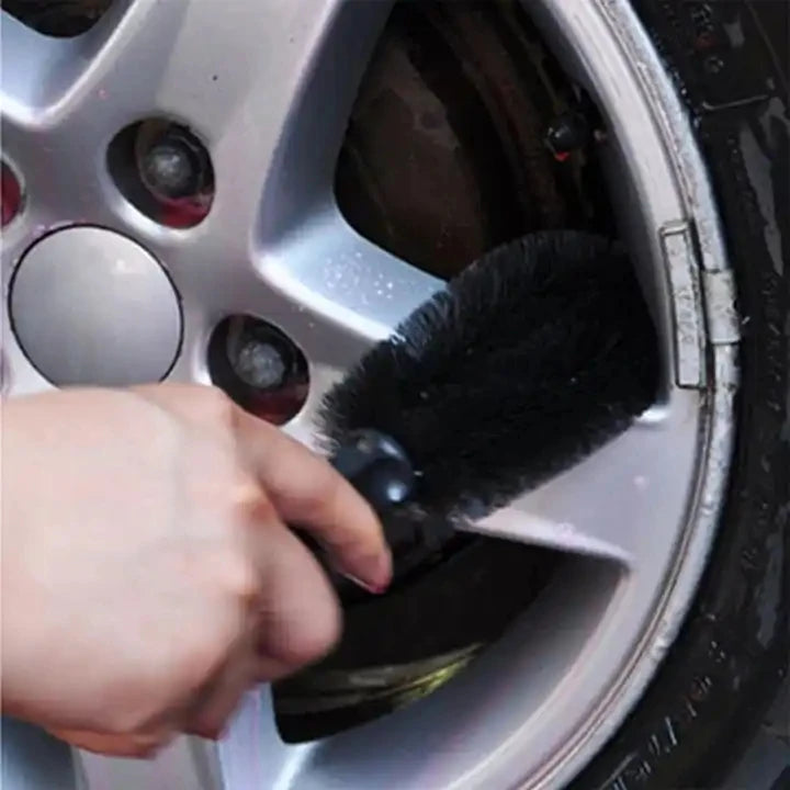 Cepillo de Microfibra para Limpieza de Rines y Llantas – Detallado Automotriz
