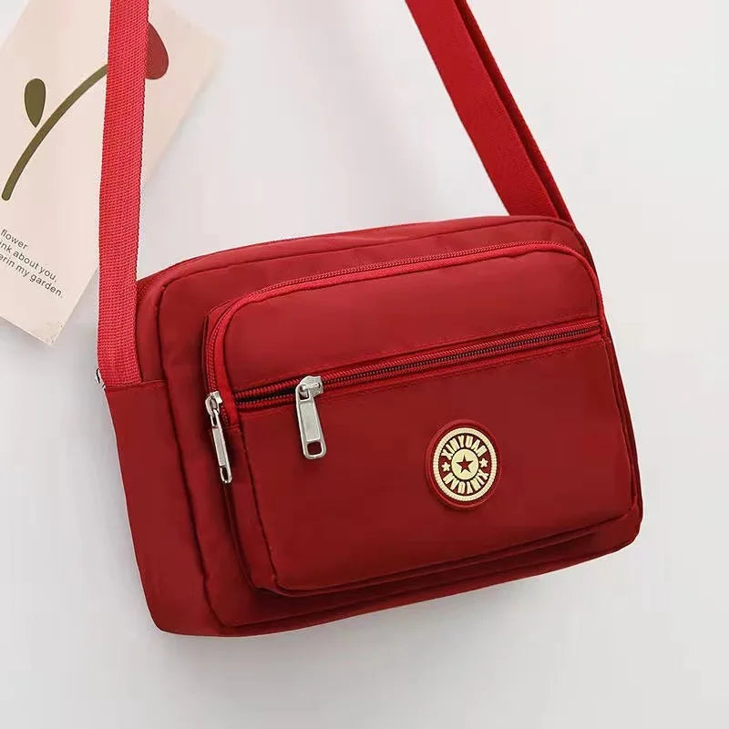 Bolso Crossbody para Mujer con Múltiples Bolsillos – Correa Ajustable
