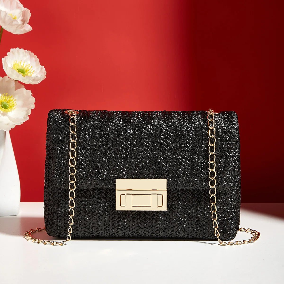 Bolso Crossbody Elegante para Mujer – Correa de Cadena