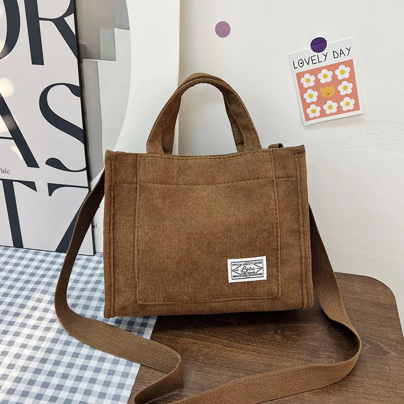 Bolso Crossbody de Pana para Mujer – Diseño Casual y Compacto