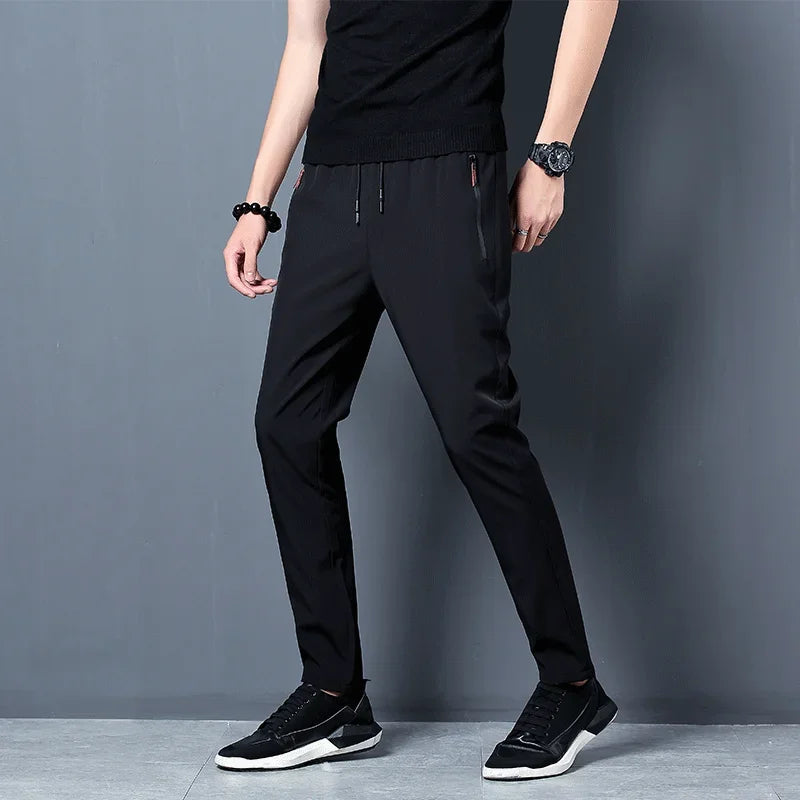Pantalón Casual Slim para Hombre – Cintura Elástica