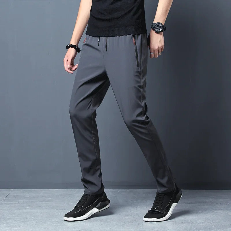 Pantalón Casual Slim para Hombre – Cintura Elástica