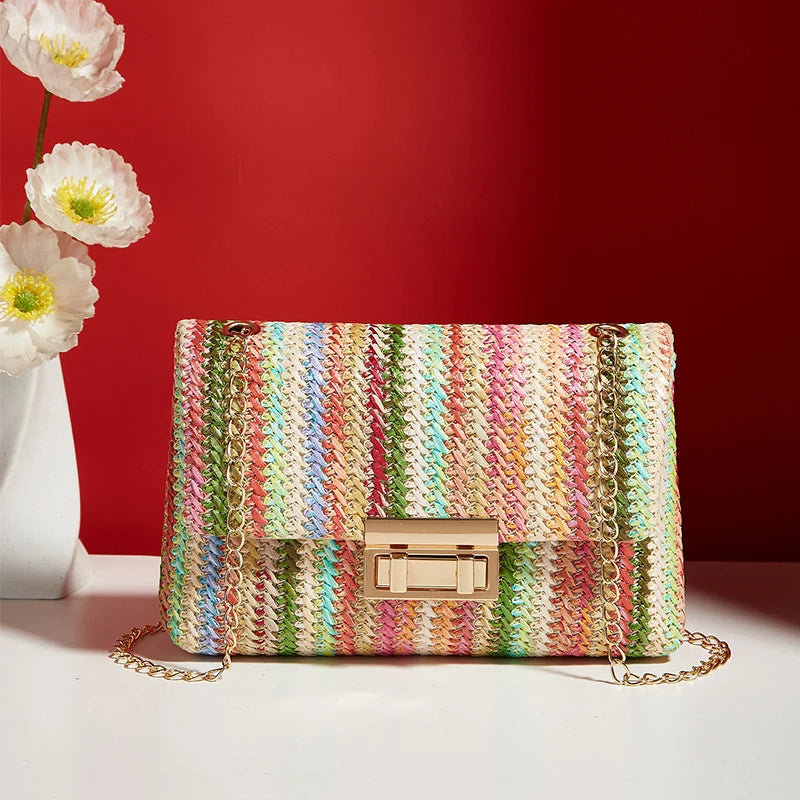 Bolso Crossbody Elegante para Mujer – Correa de Cadena