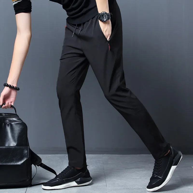 Pantalón Casual Slim para Hombre – Cintura Elástica