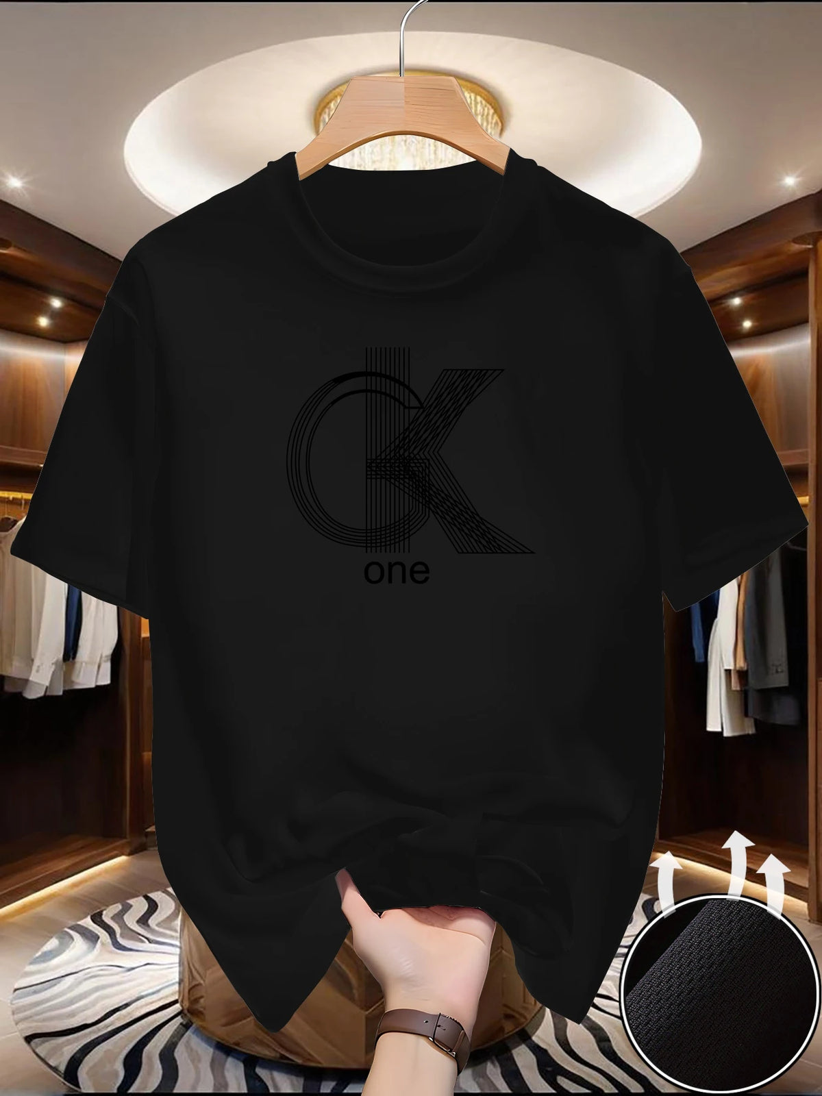 Camiseta Gráfica Casual para Hombre – Cómoda y Transpirable
