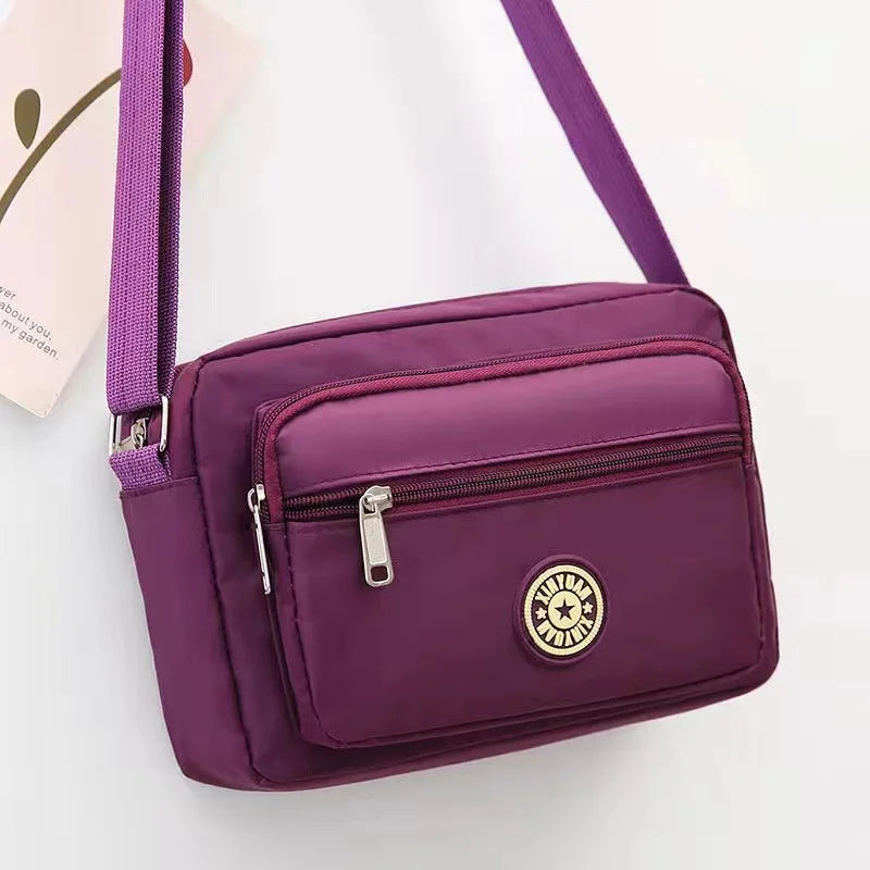 Bolso Crossbody para Mujer con Múltiples Bolsillos – Correa Ajustable