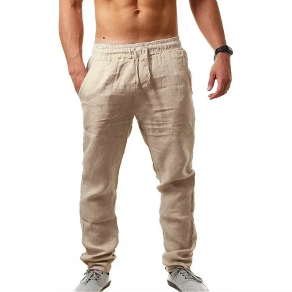 Pantalón Casual Ligero para Hombre – Cintura Elástica
