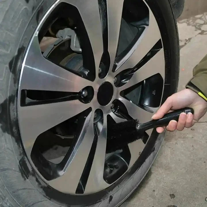 Cepillo de Microfibra para Limpieza de Rines y Llantas – Detallado Automotriz