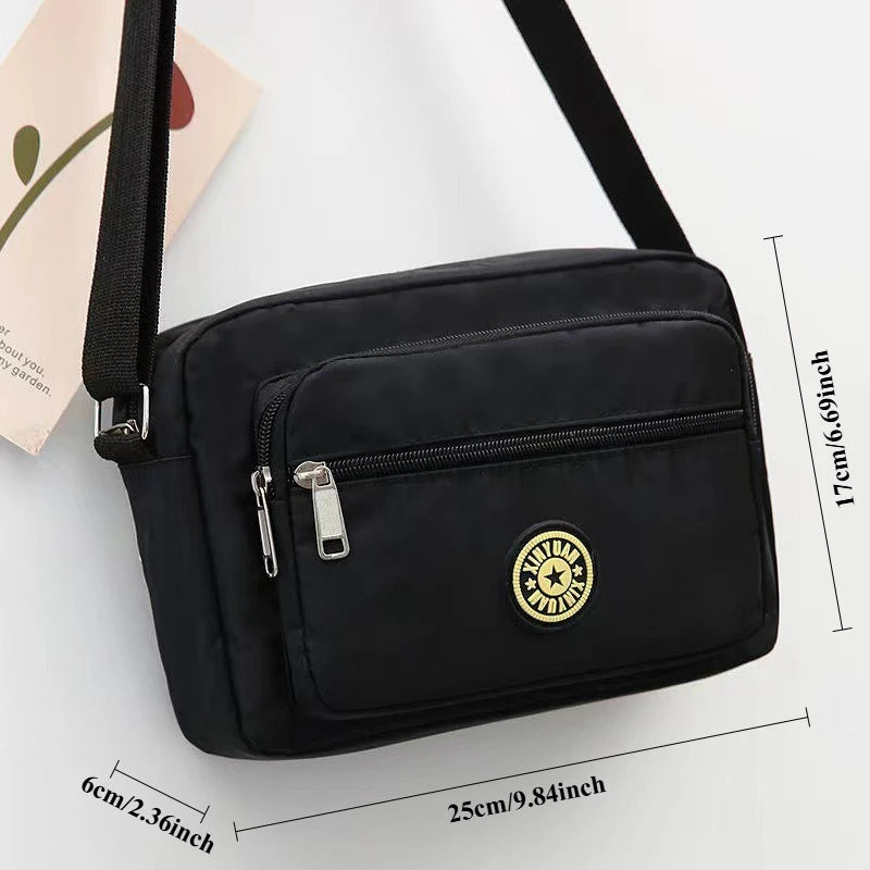 Bolso Crossbody para Mujer con Múltiples Bolsillos – Correa Ajustable