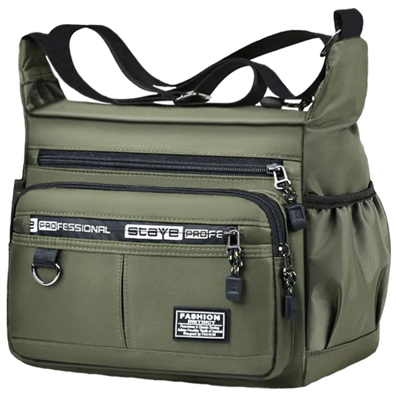 Bolso Crossbody para Hombre – Múltiples Bolsillos y Correa Ajustable