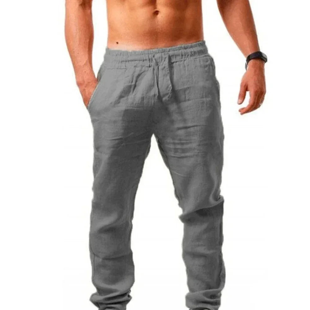 Pantalón Casual Ligero para Hombre – Cintura Elástica