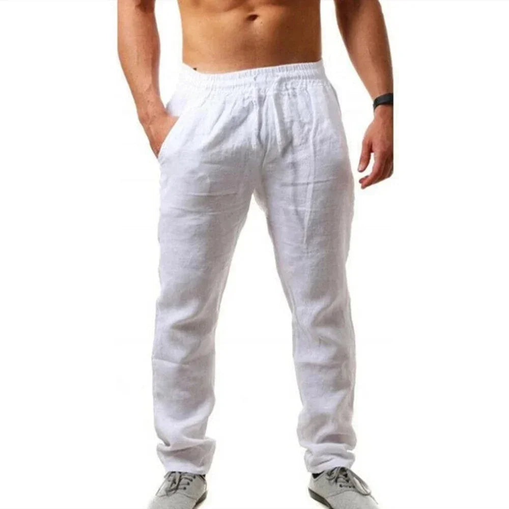 Pantalón Casual Ligero para Hombre – Cintura Elástica