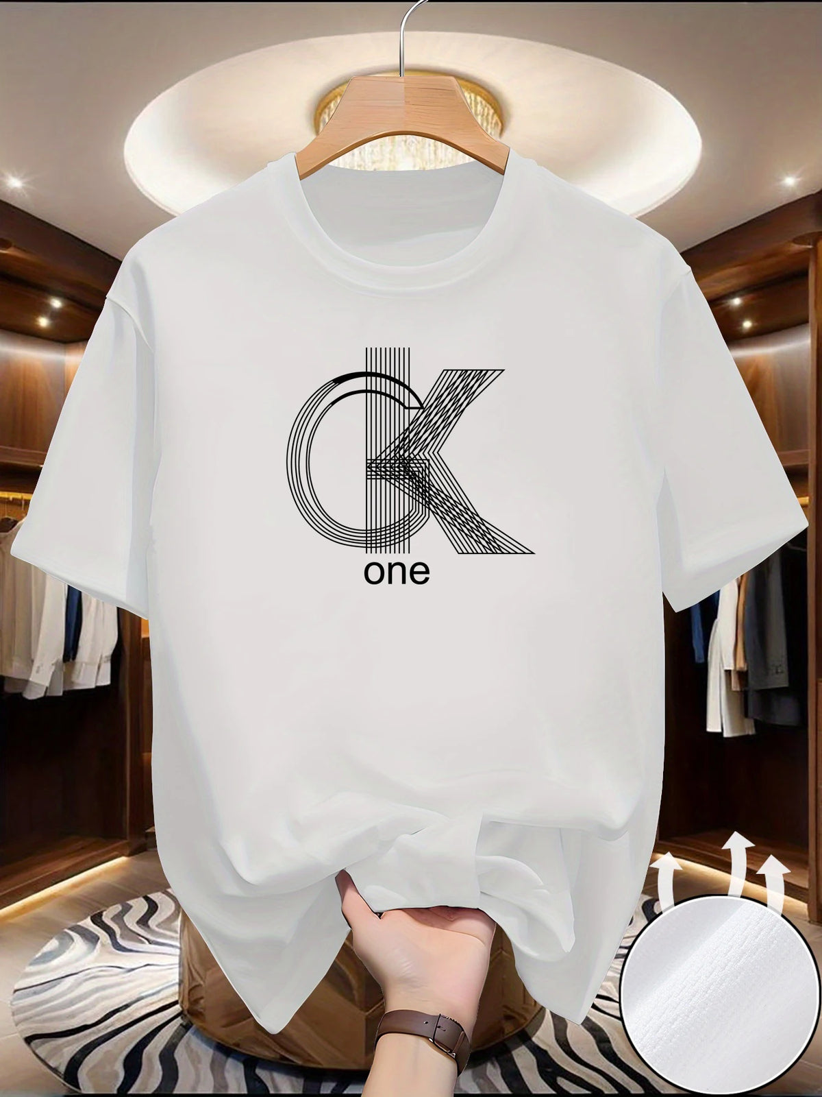 Camiseta Gráfica Casual para Hombre – Cómoda y Transpirable