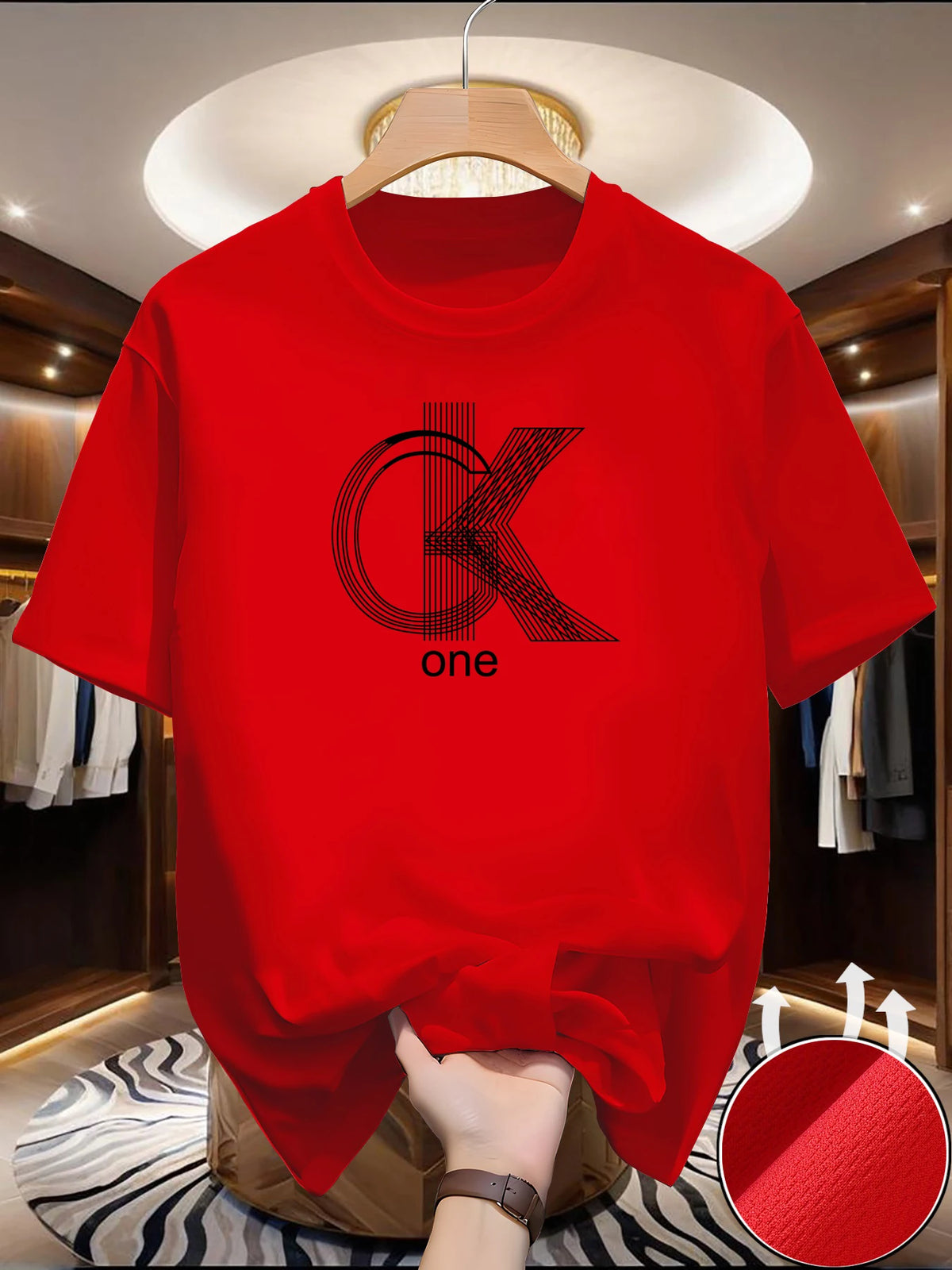Camiseta Gráfica Casual para Hombre – Cómoda y Transpirable